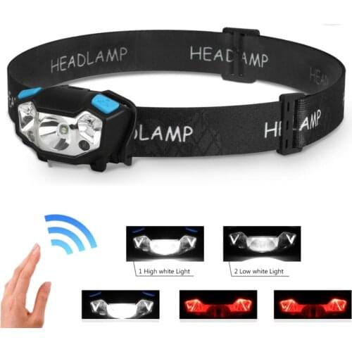 5000LM COB LED Headlamp Rechargeable Head Light Flashlight Torch USB Lamps