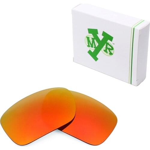 Mryok POLARIZED Replacement Lenses for Oakley Turbine Sunglasses Fire Red