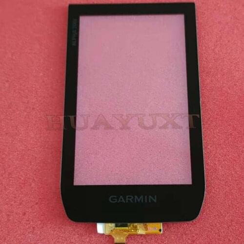 Original used Glass cover screen for GARMIN ALPHA 200 20 with Touch screen digitizer for ALPHA 200 lcd garmin Repair replacement