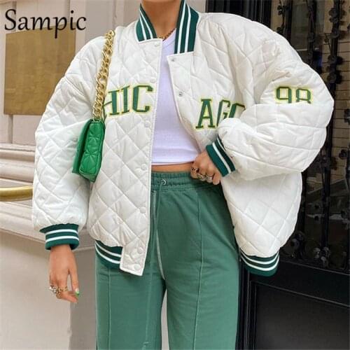 Женские куртки-бомберы Sampic China At AliExpress