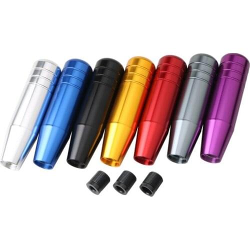 1pc 13cm Length Manual Car Gear Shift Knob Aluminium Alloy Racing Automatic gear shift cover gear shift cover purple