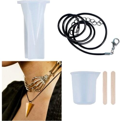 2021 Resin Conical Silicone Mould Resin Decorative Craft Jewelry Charms Pendant Making Mold Epoxy Resin Molds For DIY Jewelry