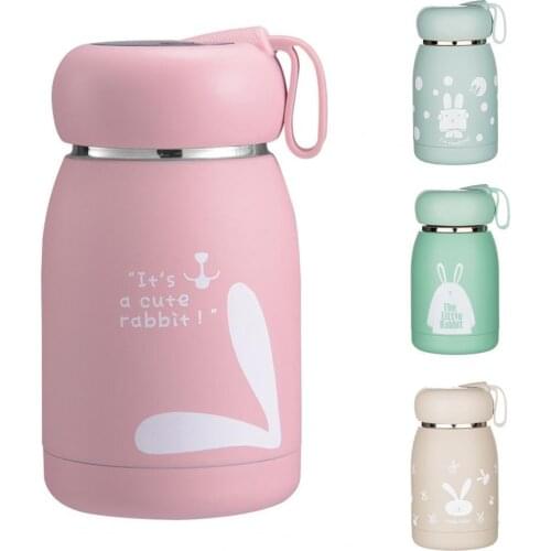 320ml Smart Mini Creative Anti-corrosion Temperature Display Stainless Steel Water Cup Bottle for Office