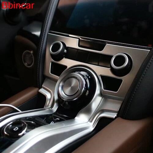 Bbincar Car Interior Accessories ABS Chrome Front Console Air Condition Switch Botton Trim For Acura CDX 2016 2017 2018