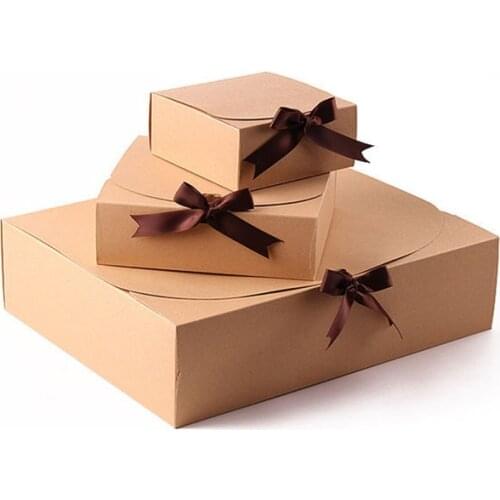 Paper Candy Box Baking Cookies Gift Packaging Clothes Chocolate Packaging Boxes Birthday Christmas New Year Wedding Party Decor