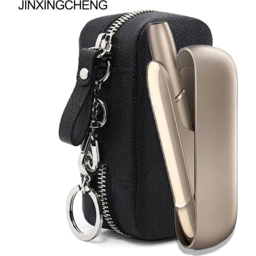 JINXINGCHENG Carrying Pouch Bag Cover for Iqos 3.0 Case for Iqos PU Leather Holder Case Zipper Box