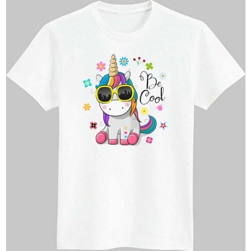 Kids t shirt for boys kid t-shirt children’s clothing tops girls clothes tshirt girl kawaii animal unicorn print graphic tee