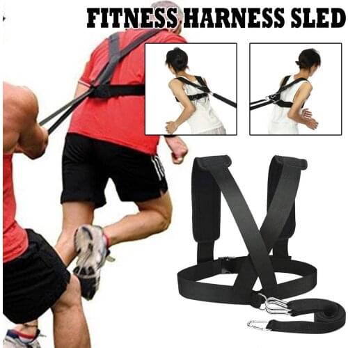 Resistance Bands Strength Speed Training Strap Sled Harness Workout Pull Band Belt Fitness Equipment Sport Gym Exercise