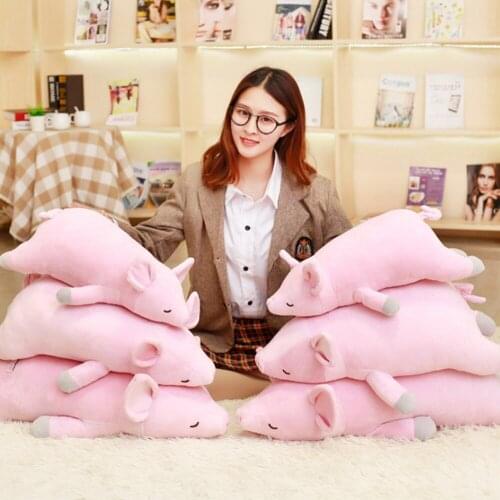 Fancytrader Soft Pink Pig Plush Toy Big Stuffed Animals Pig Doll Pillow for Kids Gift 70cm 28inch