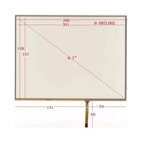 H-097L002 New 9.7 inch touch screen 201*158 mm