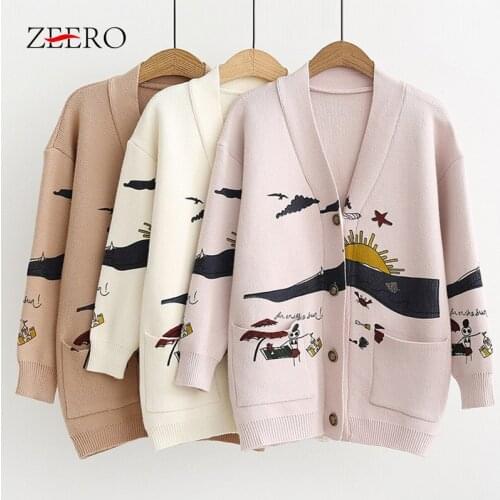 Huan-Qing Women's Oversized Cardigans