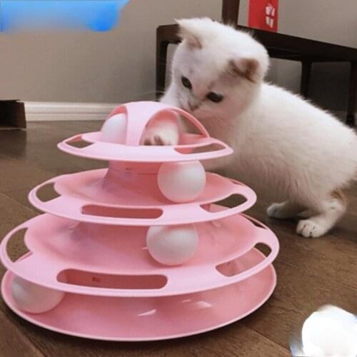 TT Cat Toy Turntable Ball Cat Automatic Cat Teaser Relieving Stuffy Artifact Self-Hi Cat Bite-Resistant