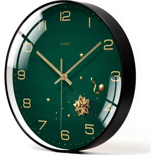 Classic simple Nordic clock modern creative quartz clock wall clock clock wall decorations living room wall ornament