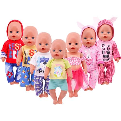 Doll Clothes Cute Princess Dress For 18-Inch American Doll&43 Cm Born Baby Our Generation Christmas Birthday Girls Gift