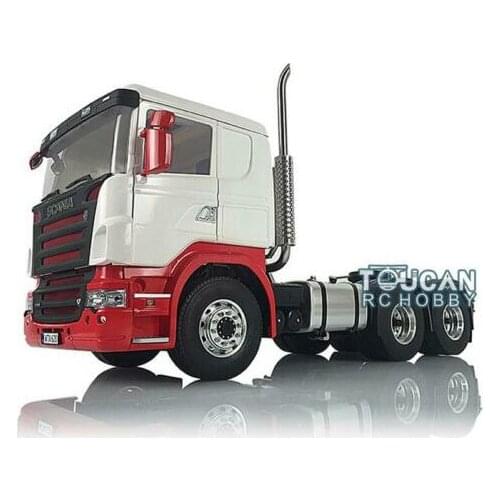 Painted Hercul 802A Cabin 1/14 LESU RC Sca 6*6 Metal Chassis W/ Motor Servo THZH0592-SMT4