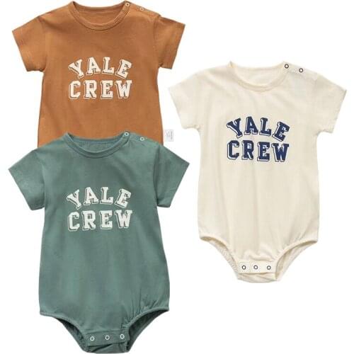 Single A Mandarin Orange Home Summer Newborn Baby Baby Pure Cotton Short Sleeve Triangle Kazakhstan Clothing Package Fart