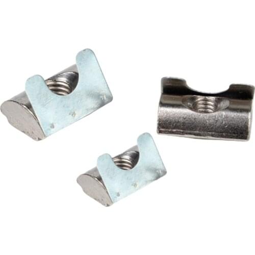 Wkooa Spring T Slot Nuts Carbon Steel Aluminum Profile Parts
