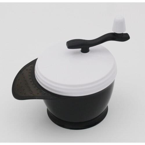 Manual Hair Color Mixer Removable Hair Color Cream Stirrer Bowl DIY Styling Hair Paste Mixer Bowls Hairdressing Hair Care Tools
