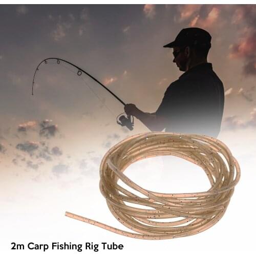 2M Rig Tube Carp Fishing Silicone Rig Sleeves Soft Carp Rig Tube Carp Fishing Tackle Accessories Carp Fishing Pesca
