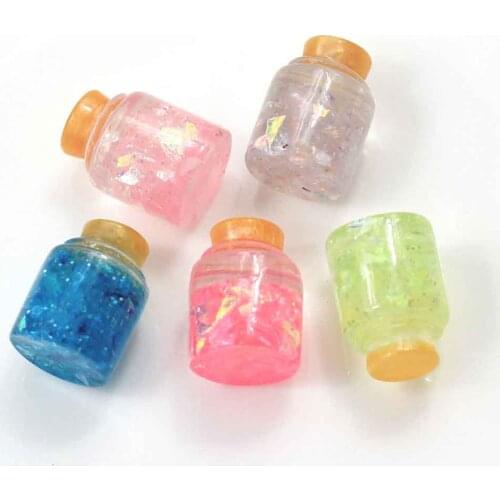 Random 3D Resin Honey Pot , Jars Bottle Kawaii Cabochons For DIY Craft