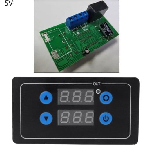0.1s - 999h Countdown Timer Programmable Cycle Control Module Time Dalay Relay 5V/12V/220V Optional Voltage