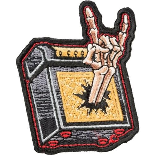 Custom Embroidered patches Musical decorate iron on patch can be customized with your design as promotional gifts giveaway