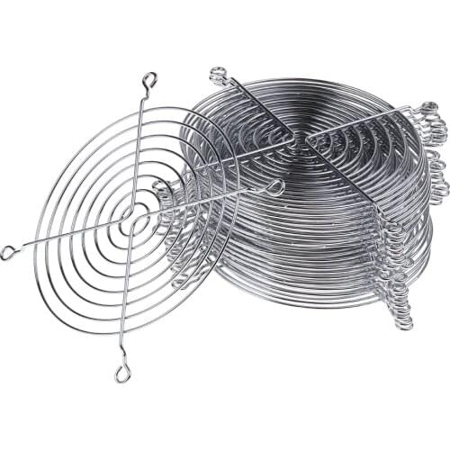 20Pcs Iron Net Fan Cover CPU Fan Grill Computer Cooling Fans 12cm Protector