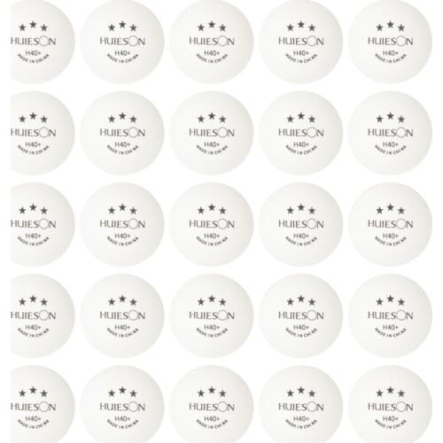 50/100pcs 3-Star Ping pong Ball Professional H40+ ABS 2.8g Table Tennis Balls White Orange Amateur Advanced Training Competition