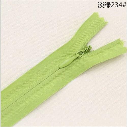 60PCS Green Nylon Invisible Zippers Tailor Sewing Accessories
