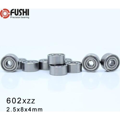 602XZZ ABEC-1 (10PCS) 2.5x8x4mm Miniature Ball Bearings 602X Z ZZ
