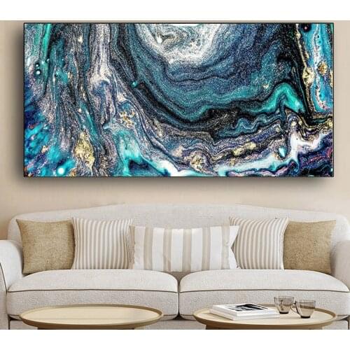 Large size 5d diy diamond painting abstract watercolor landscape full mosaic square round embroidery Cross stitch needlework