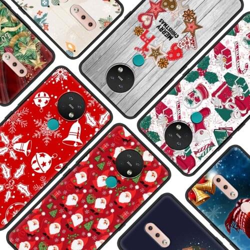 Merry Christmas Cute Snowman Soft Phone Case For Nokia C30 XR20 G10 5.4 7.2 3.4 5.3 2.3 3.2 8.3 2.4 X10 X20 G20 C20 2.2 Cover