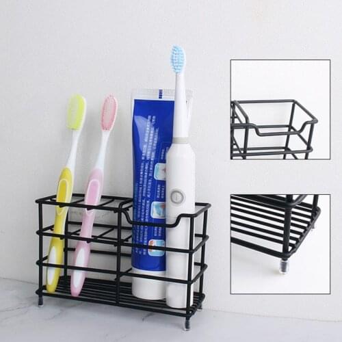 Bathroom Toothbrush Holder Rust and Slip Resistant Durable Stainless Steel Open Design for No Buildup Bathroom Accessories