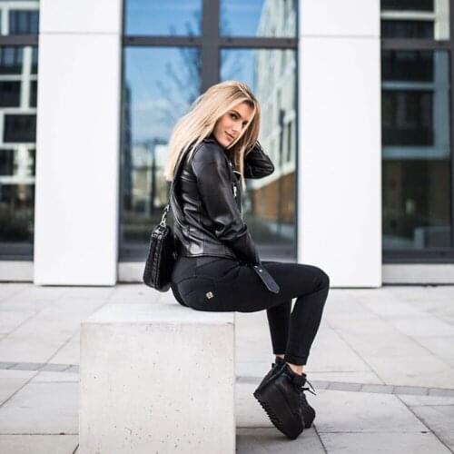 Melody Bum Lift Jeggings Womens Skinny Pants Fitness Black Sexy High Waist Workout Fitness Stretch Femme Clothes