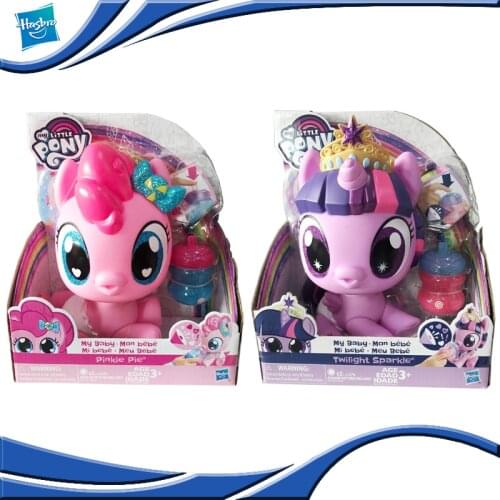 Hasbro My Little Pony Baby Rainbow Doll Voice Cute Girl Play House Toy Christmas Gifts Random One