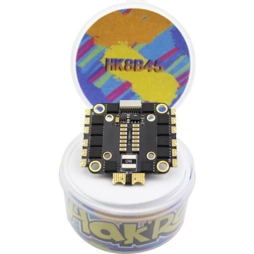 HAKRC HK8B45 BLheli_S 2-6S 45A 20/30.5mm Dual Hole FPV Brushless ESC for RC FPV Racing Freestyle Long Range 5/6/7inch Drones