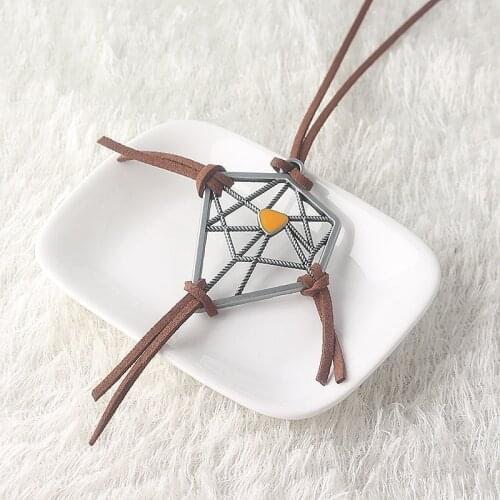 Hot Sale Game Death Stranding Necklaces Pendants Sam Dream Catcher Bridge Pendant Choker Chain Keyring For Women Men Jewelry