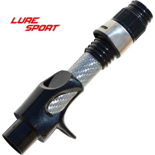 LURESPORT 2pcs Black paint 16# SASS SATSS+SKSPS silver carbon tube Rod Building Component Repair rod DIY Accessory