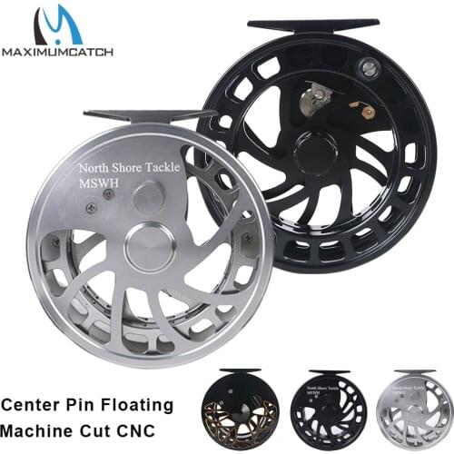 Maximumcatch Center Pin Centerpin Fishing Reel CNC Machine Cut Aluminum 6061-T6 Float Fishing Reel