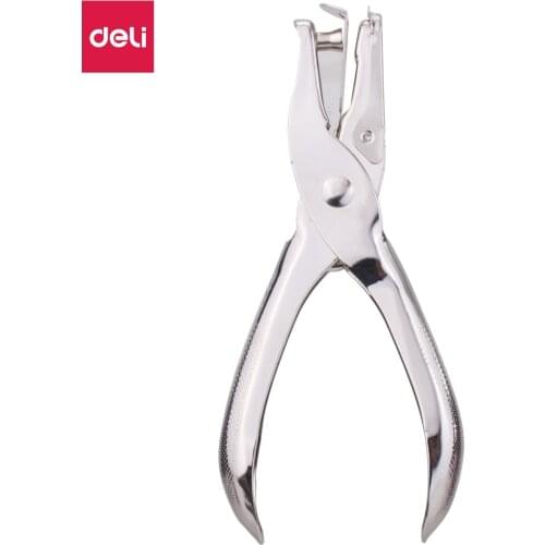 DELI E0114 Metal Punch - 1 Hole Punch - Diameter 6mm - 8 Sheets
