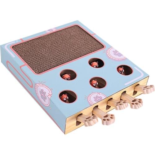 Multifunctional Interactive Cat Scratch Board Scratcher Toy Furniture Protector Soft Scratching Mat