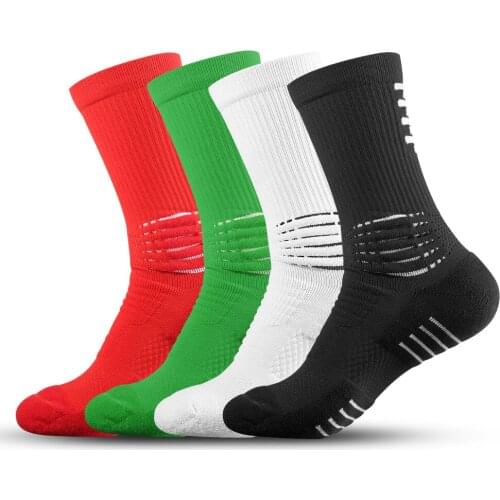 Summer Men Professional Sport Cycling Running Hiking Tennis Socks Breathable Non-Slip Compression Soccer Socks Baasploa 2021