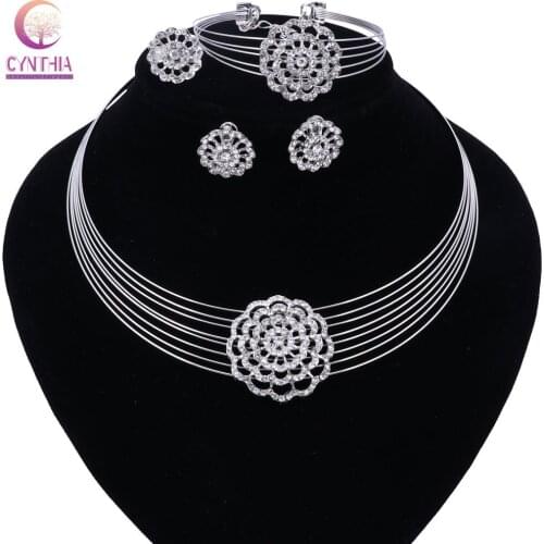 New multi Layer Maxi Necklace&Pendant Metal Vintage Chokers Hot Sale Cheap Collar Statement Women Collier earing ring bracelet