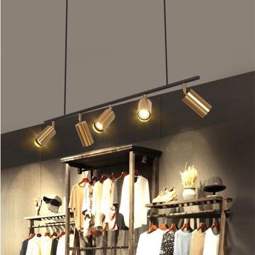 Gold Lampshade Pendant Lights LED Hanging Spotlight Pendant Lamp Nordic Design dinning room metal Pendant Lighting luminaire