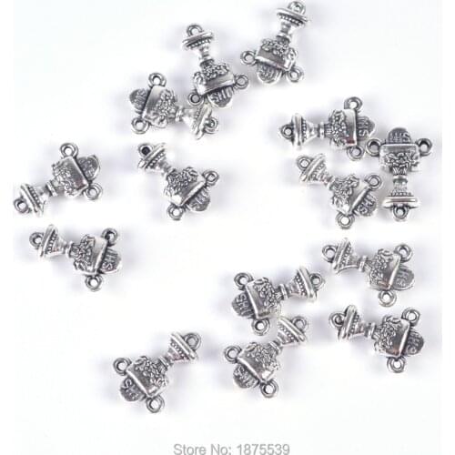 Religious Rosary Centers Holy Cup Charm Alloy Connectors in First Communion Rosary