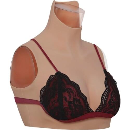 CYOMI 5G B CUP Silicone Lifelike fake boobs Womens small breasts forms masquerade breast male to female costumes for shemale