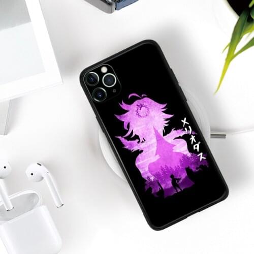 Meliodas Minimalist design manga silicone Phone Case FOR iPhone Se 6 6s 7 8 Plus X Xr Xs 11 12 Mini Pro Max Glass Cover Shell