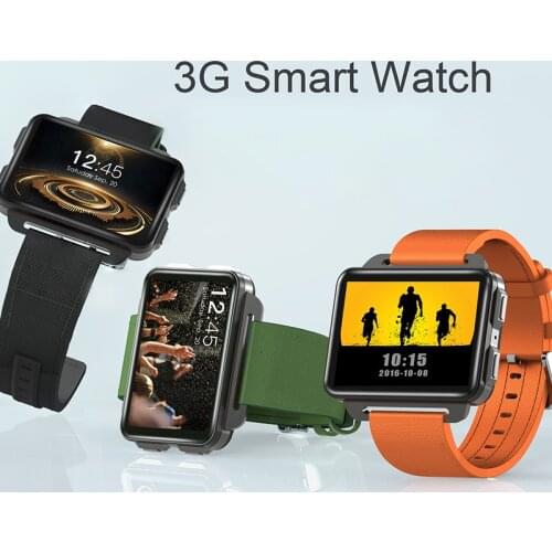 Large screen 3G Android OS Smart Watch phone watch support Wifi GPS heart rate 1200Mah battery Sport Smartwatch for iphone x