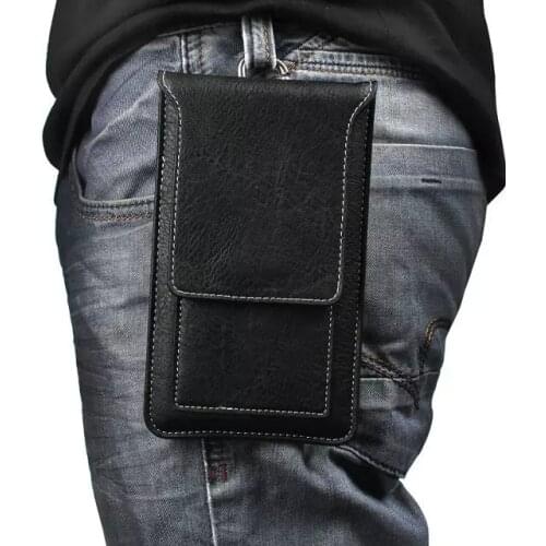 Mobile Phone Bag Case cover For Vernee Apollo Lite phone Bag Belt Clip PU Leather Waist Holder Flip Cover Pouch Case