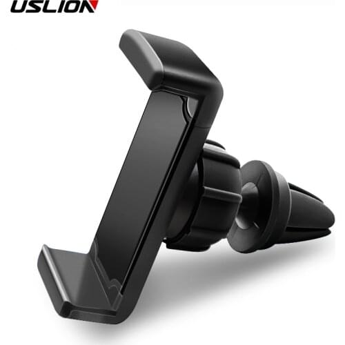 USLION Universale Car Phone Holder Air Vent Stand for iPhone 12 Samsung 4.0-6.5 Inch Phone Auto Support Mount Car Phone Bracket